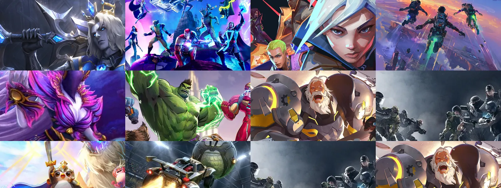 Popular games we coach